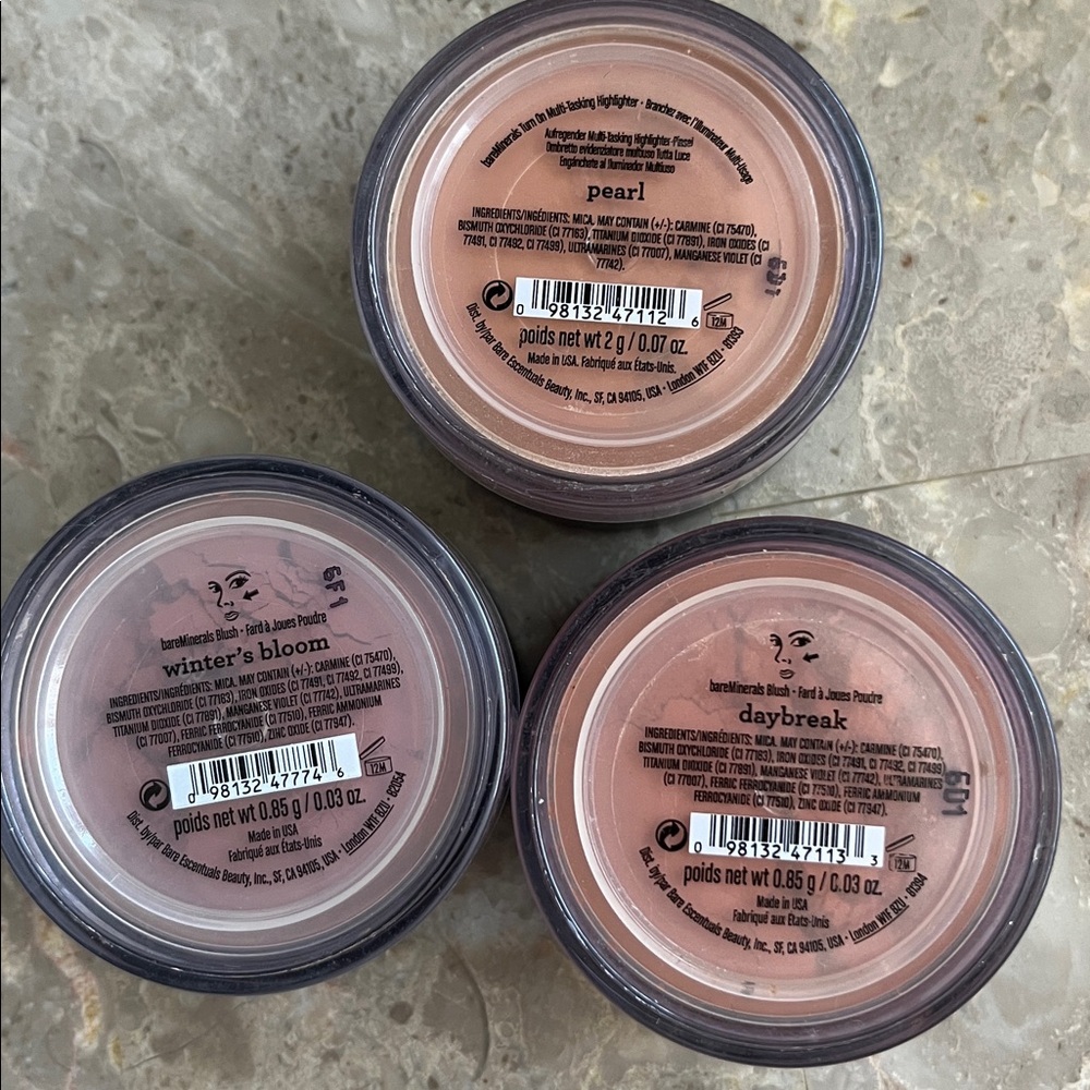 BareMinerals Blush Highlighter Daybreak Winters Bloom Pearl NEW CHOOSE ONE!